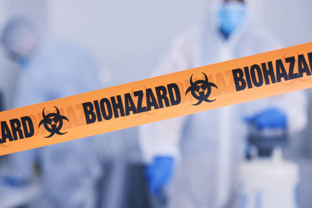 Professional Biohazard technician working in Gorham, ME